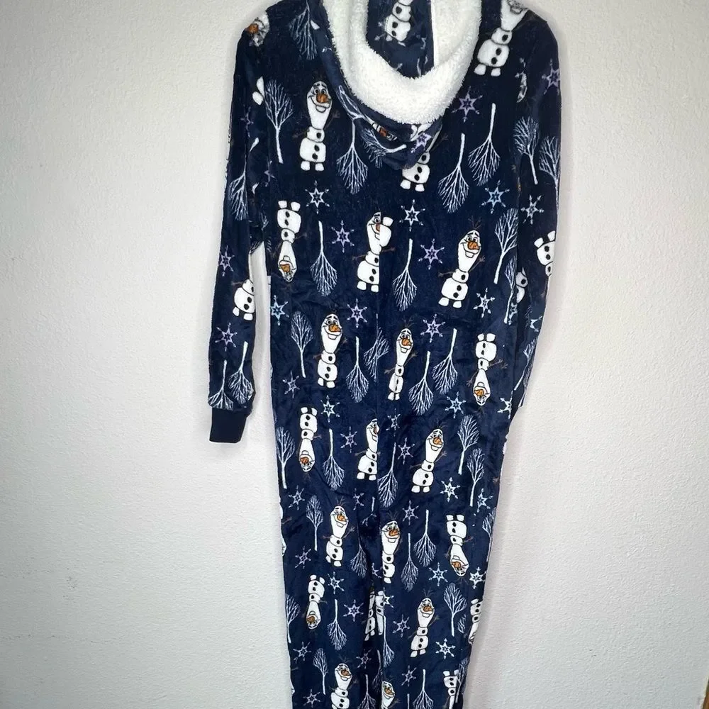 Disney Frozen One Piece Hoody‎ Pajamas - Picture 4 of 7